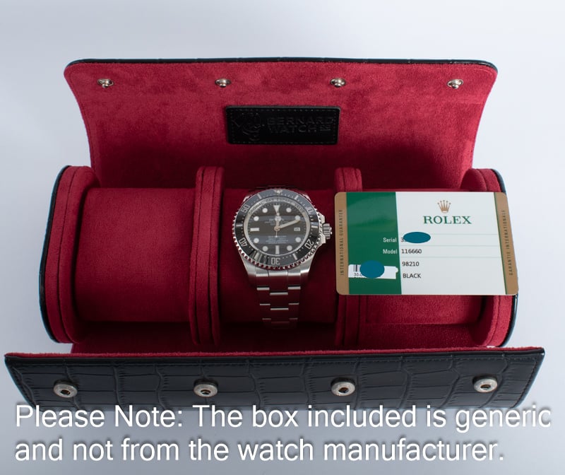 ROLEX Sea-Dweller DEEPSEA Ｌ箱　余り駒 Rolex Sea-Dweller DEEPSEA 116660 - 2015 Black Dial, Steel, 44mm
