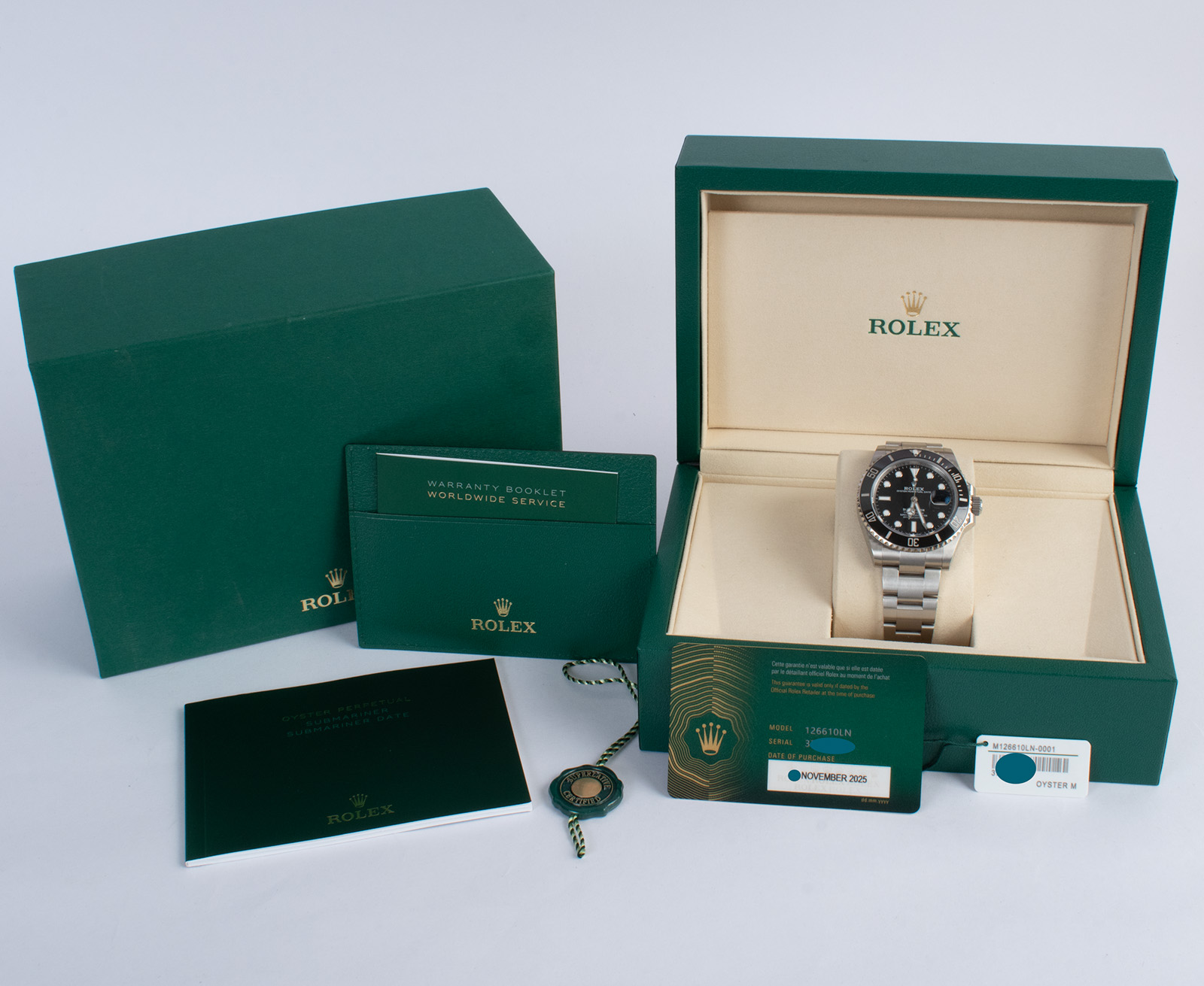 Rolex Submariner Date 41 126610LN - 2025 Black Dial, Steel, Full