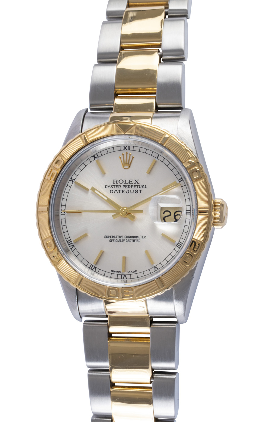 Rolex Datejust Turn-O-Graph 'Thunderbird' 16263 - 1999 Silver Dial