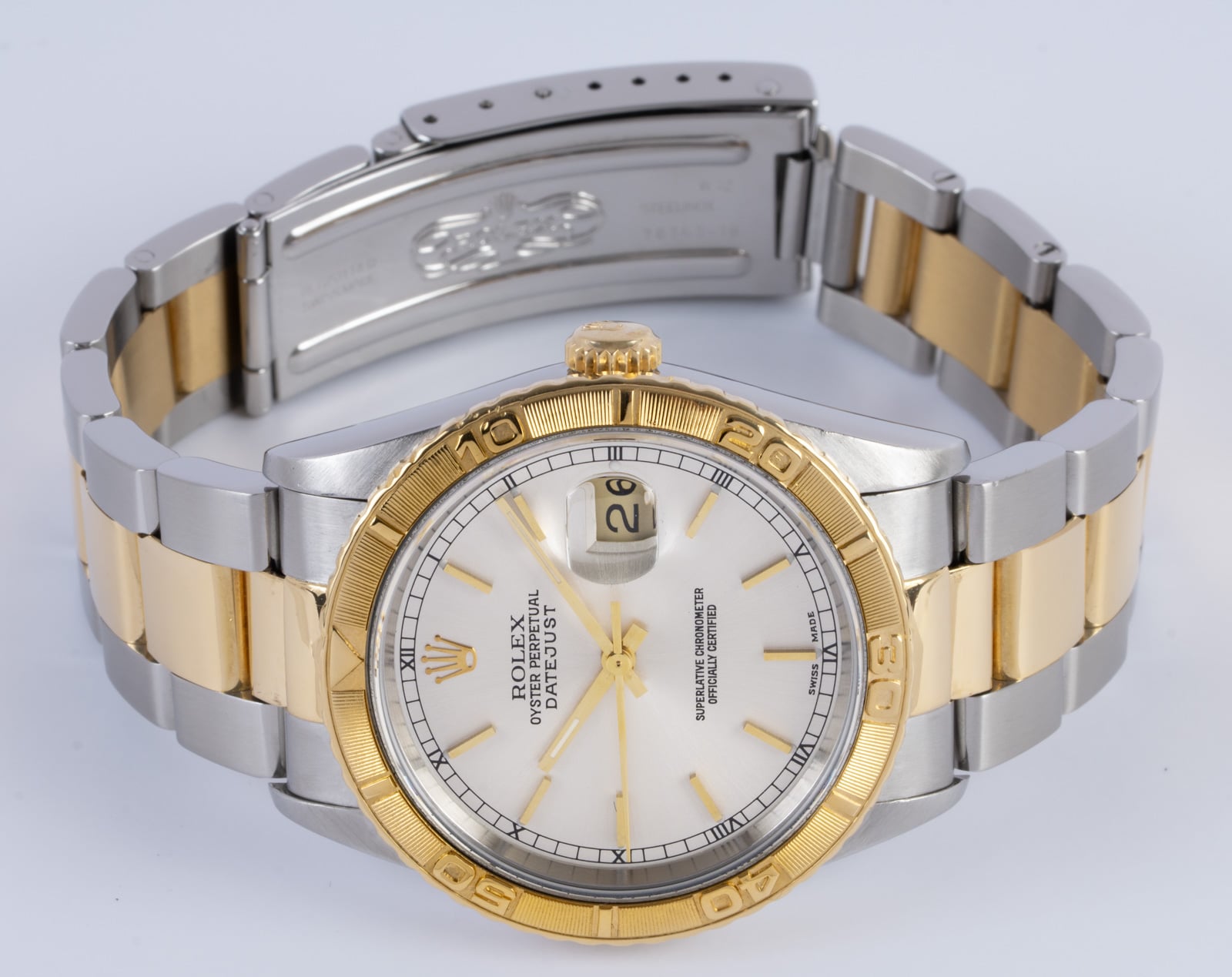 Rolex Datejust Turn-O-Graph 'Thunderbird' 16263 - 1999 Silver Dial