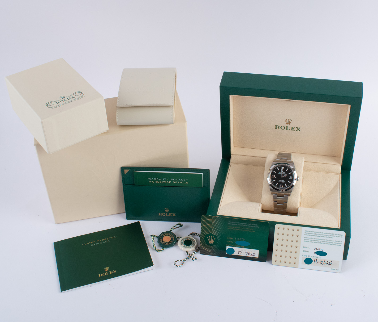 Rolex Explorer 39MM 'Full Lume' : 214270-0003