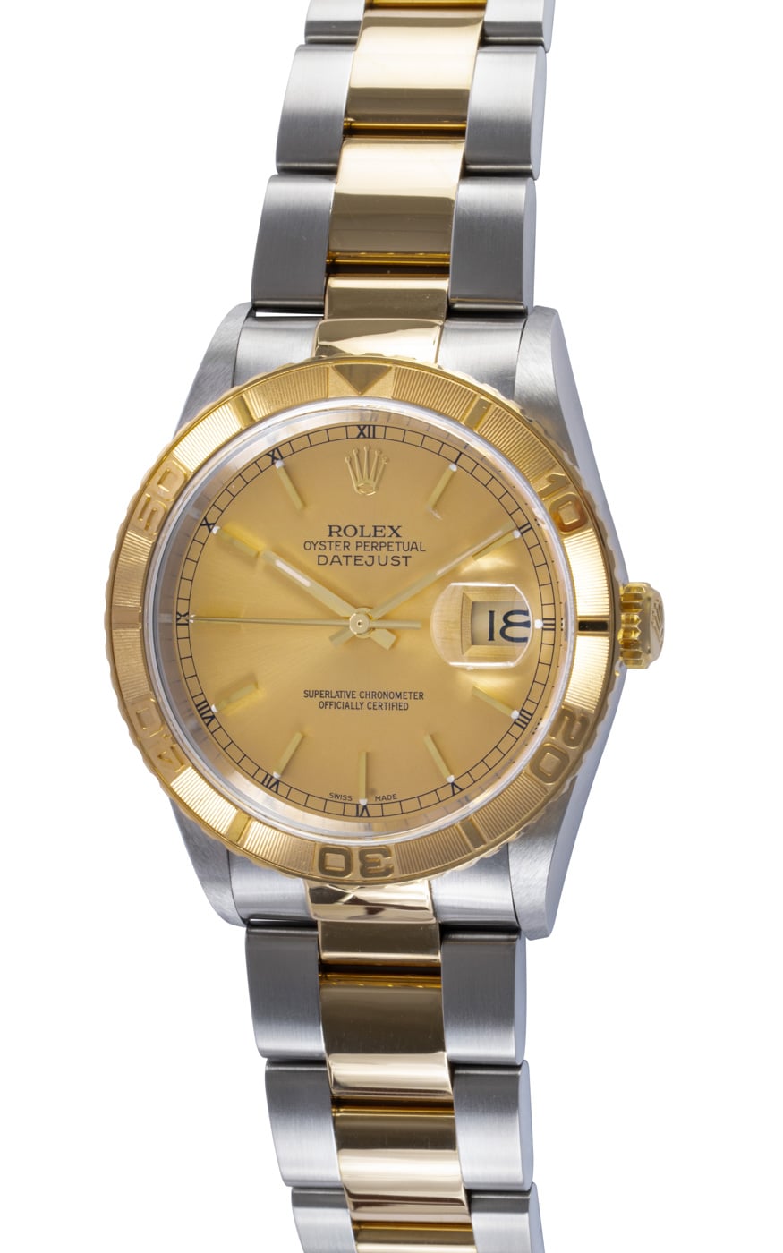Rolex Datejust Turn-O-Graph 'Thunderbird' 16263 - 2003 Champagne