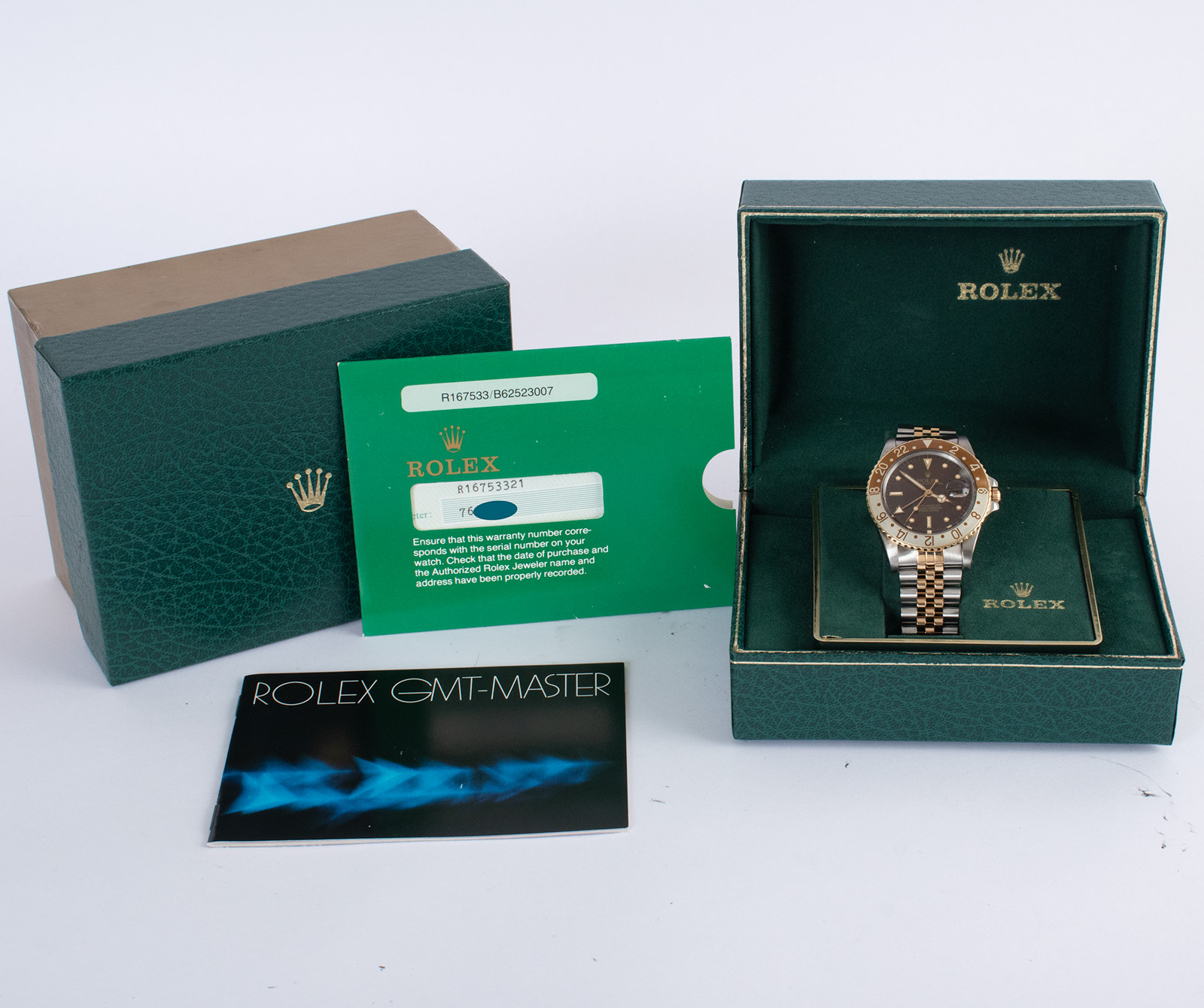 Rolex GMT-Master 'Root Beer' 16753 - 1983 Brown 'Nipple' Dial, 18k