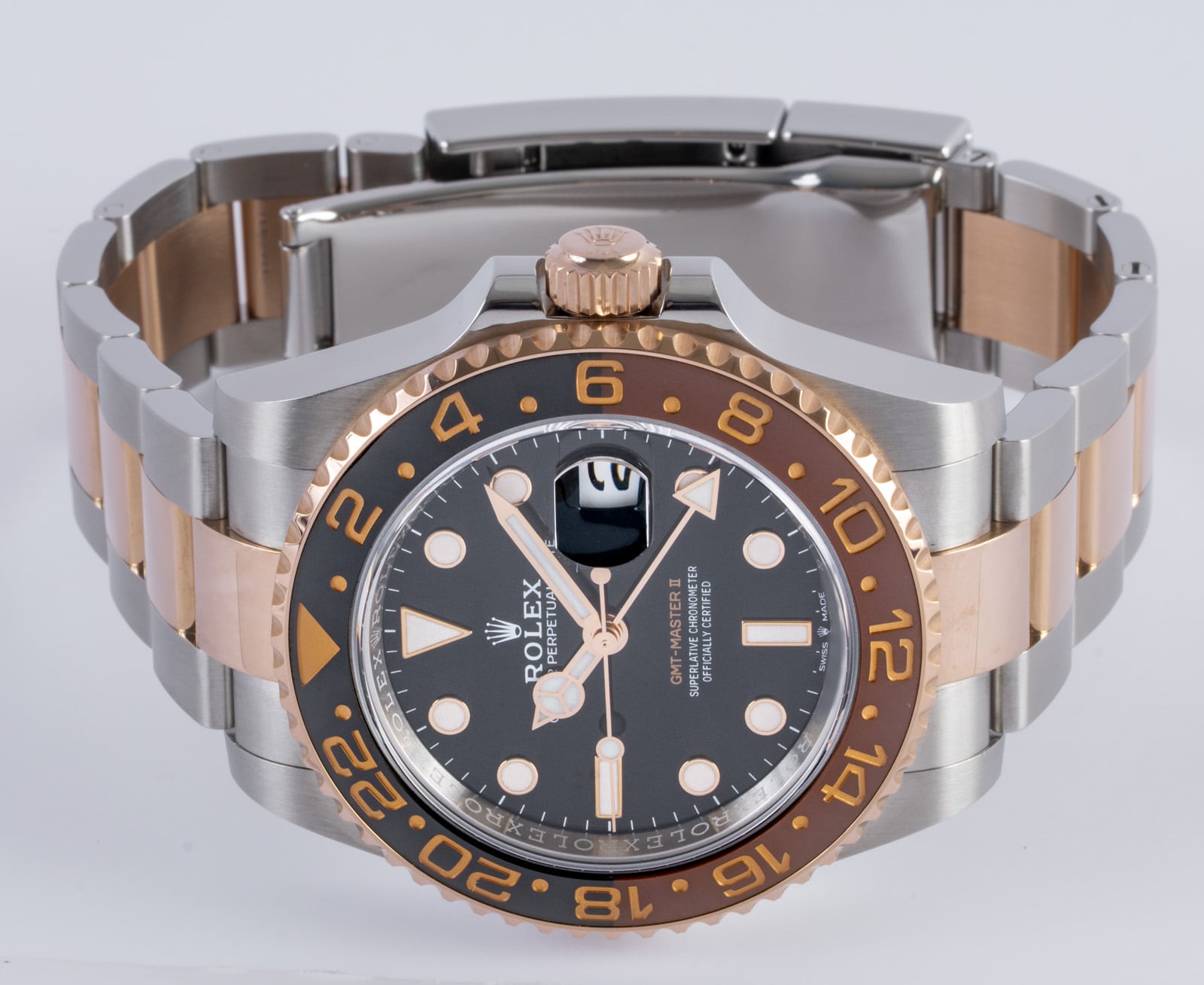 Rolex GMT-Master II 'Root Beer' 126711CHNR - 2024 Black Dial, 18k