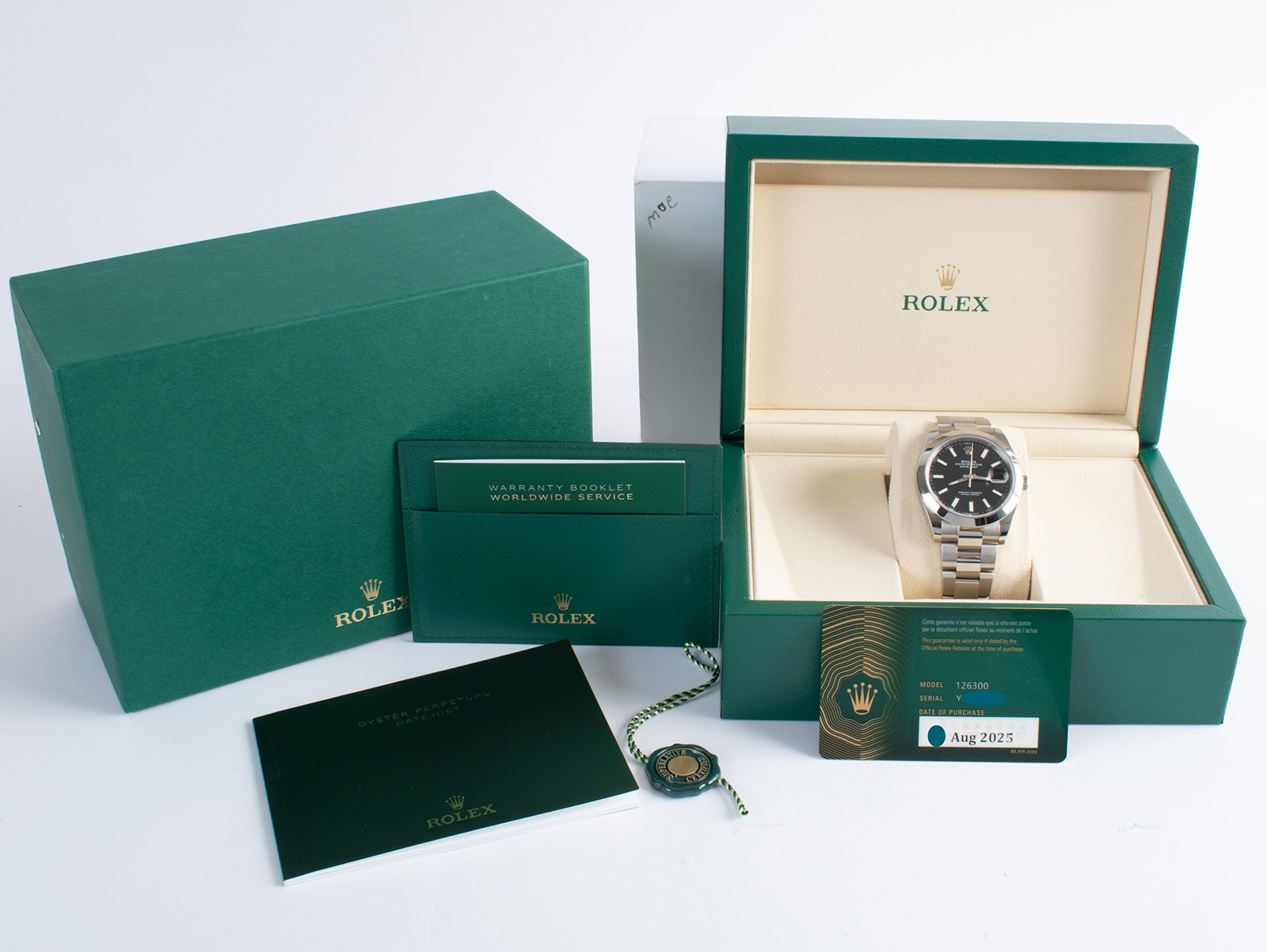 Rolex Datejust 41 126300-011 - 2025 Black Dial, Steel, Oyster