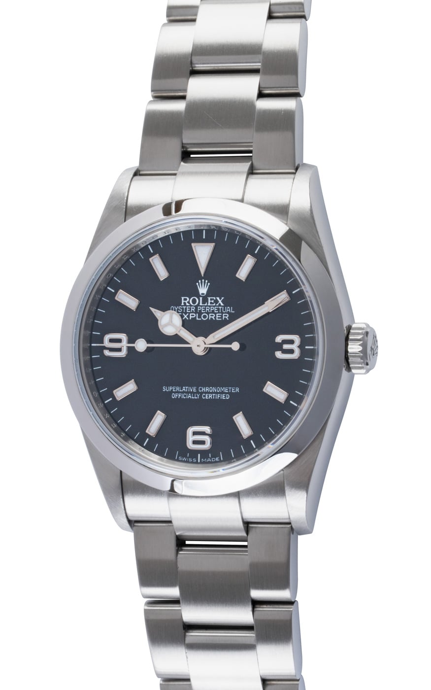 Rolex Explorer 36MM 114270 - 2008 Black Dial, Steel | Bernard Watch