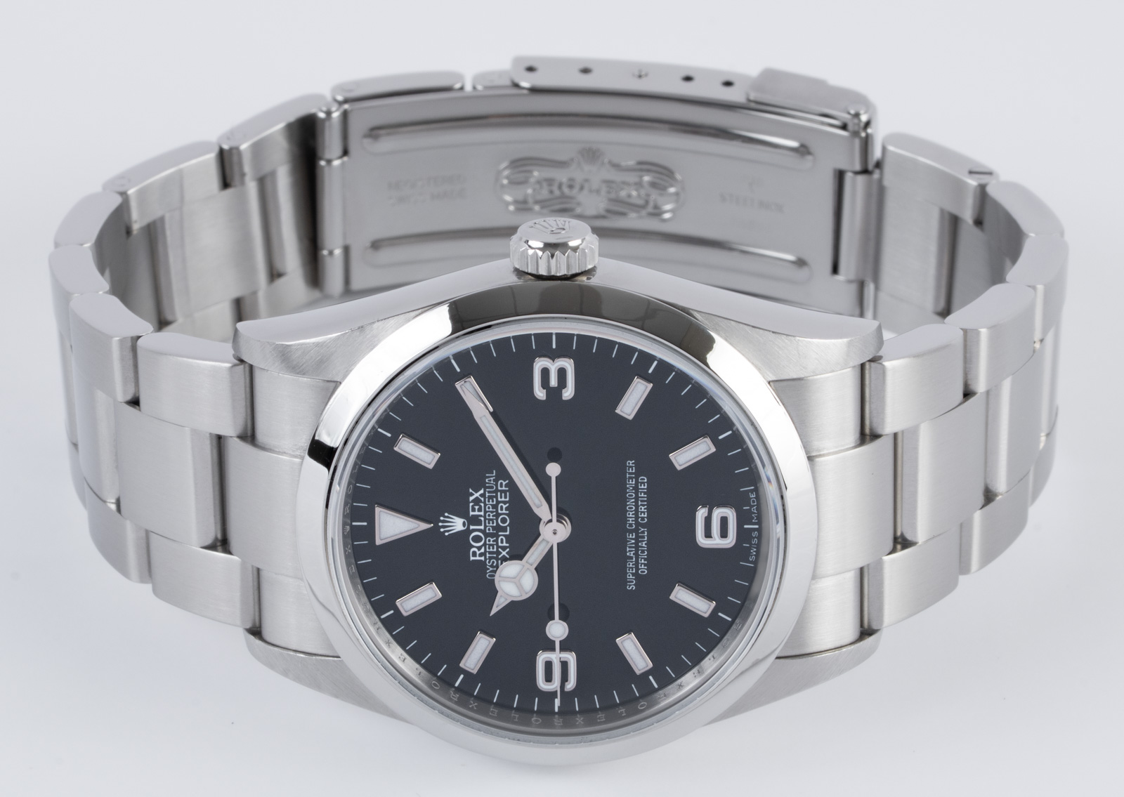 Rolex Explorer 36MM 114270 - 2008 Black Dial, Steel | Bernard Watch