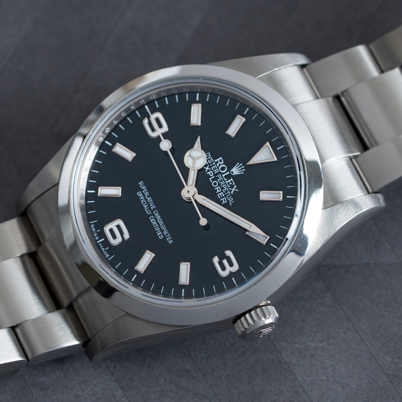 Rolex Explorer 36MM 114270 - 2008 Black Dial, Steel | Bernard Watch
