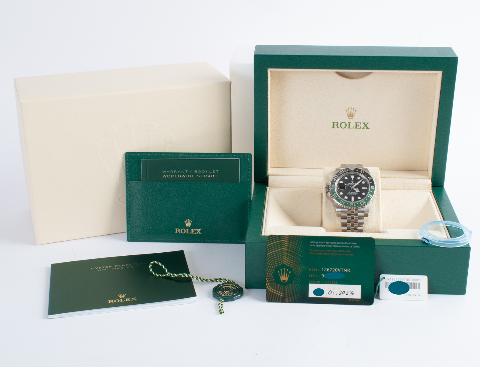 Rolex GMT-Master II 'Sprite' 126720VTNR - 2023 Black Dial, Steel