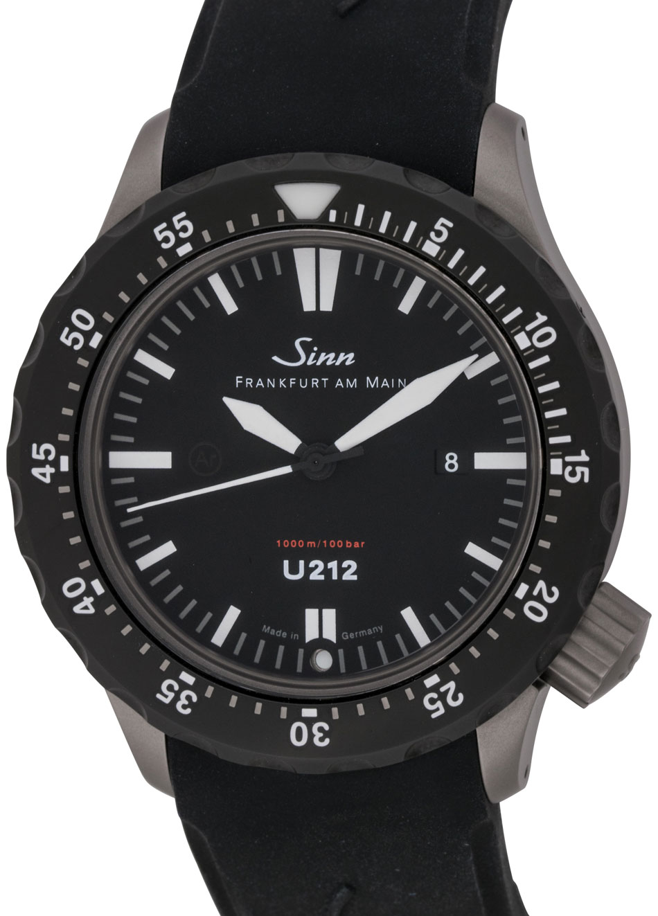 Sinn - U212 SDR U-Boat Diver : 212.020 : SOLD OUT : matte black dial on
