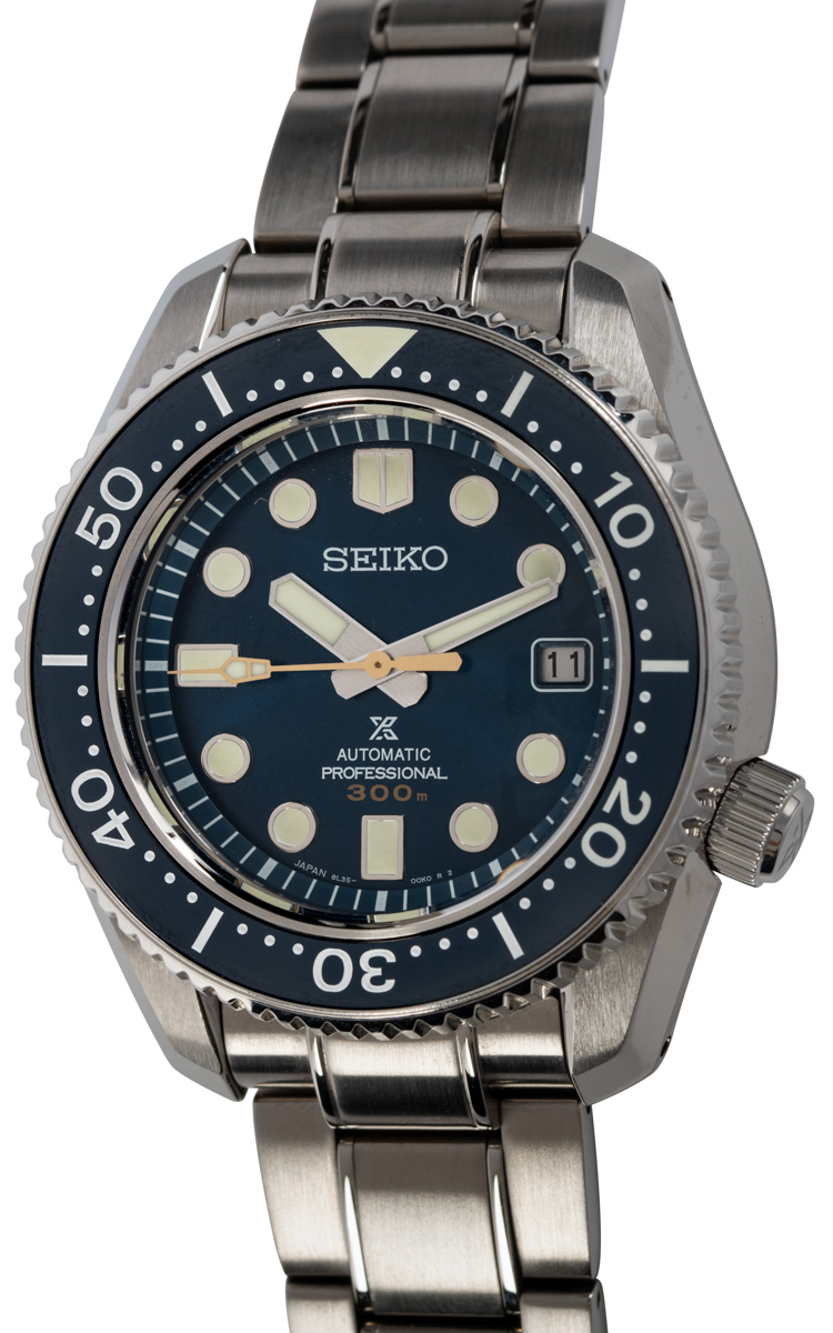 Seiko Prospex : SLA023 : OUT : blue dial on Stainless Steel Bracelet