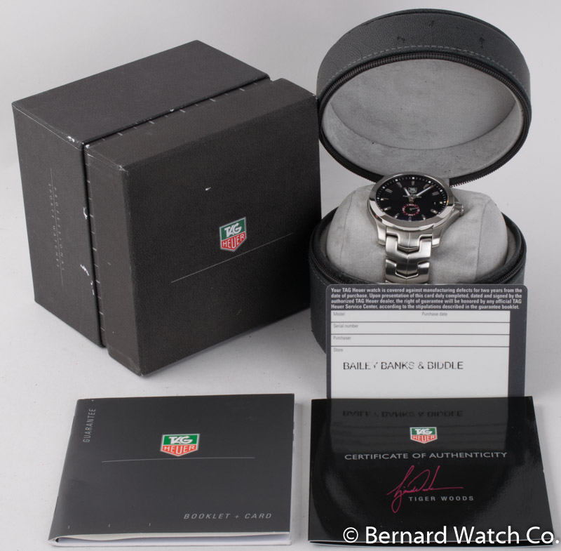 TAG Heuer - Link 'Tiger Woods' : WJ2110.BA0570 : SOLD OUT : black dial