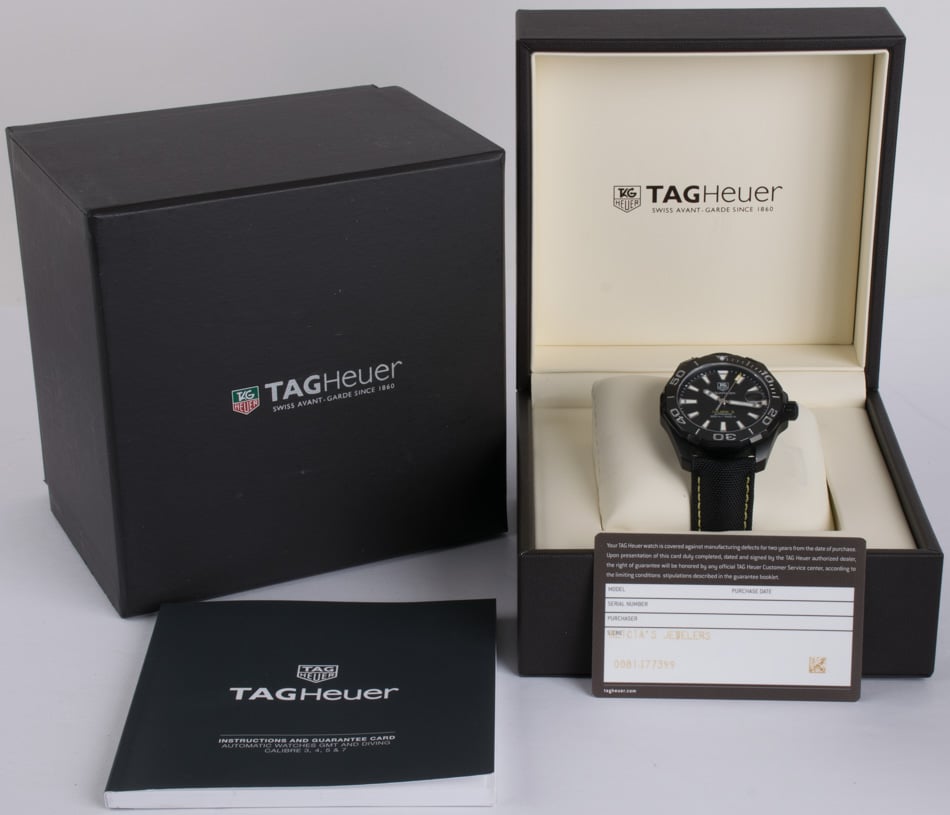 TAG Heuer Aquaracer Calibre 5 WAY218A.FC6362 - SOLD OUT - Black