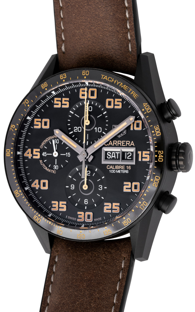 TAG Heuer - Carrera Chronograph Calibre 16 : CV2A84.FC6394 : SOLD OUT :  black dial