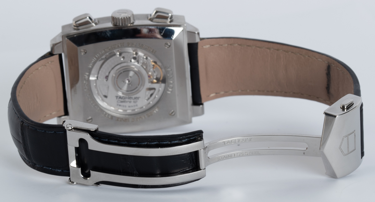 Rear of TAG Heuer - Monaco Chronograph