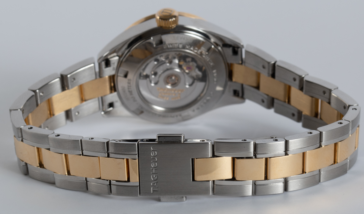 Rear of TAG Heuer - Ladies Carrera Automatic