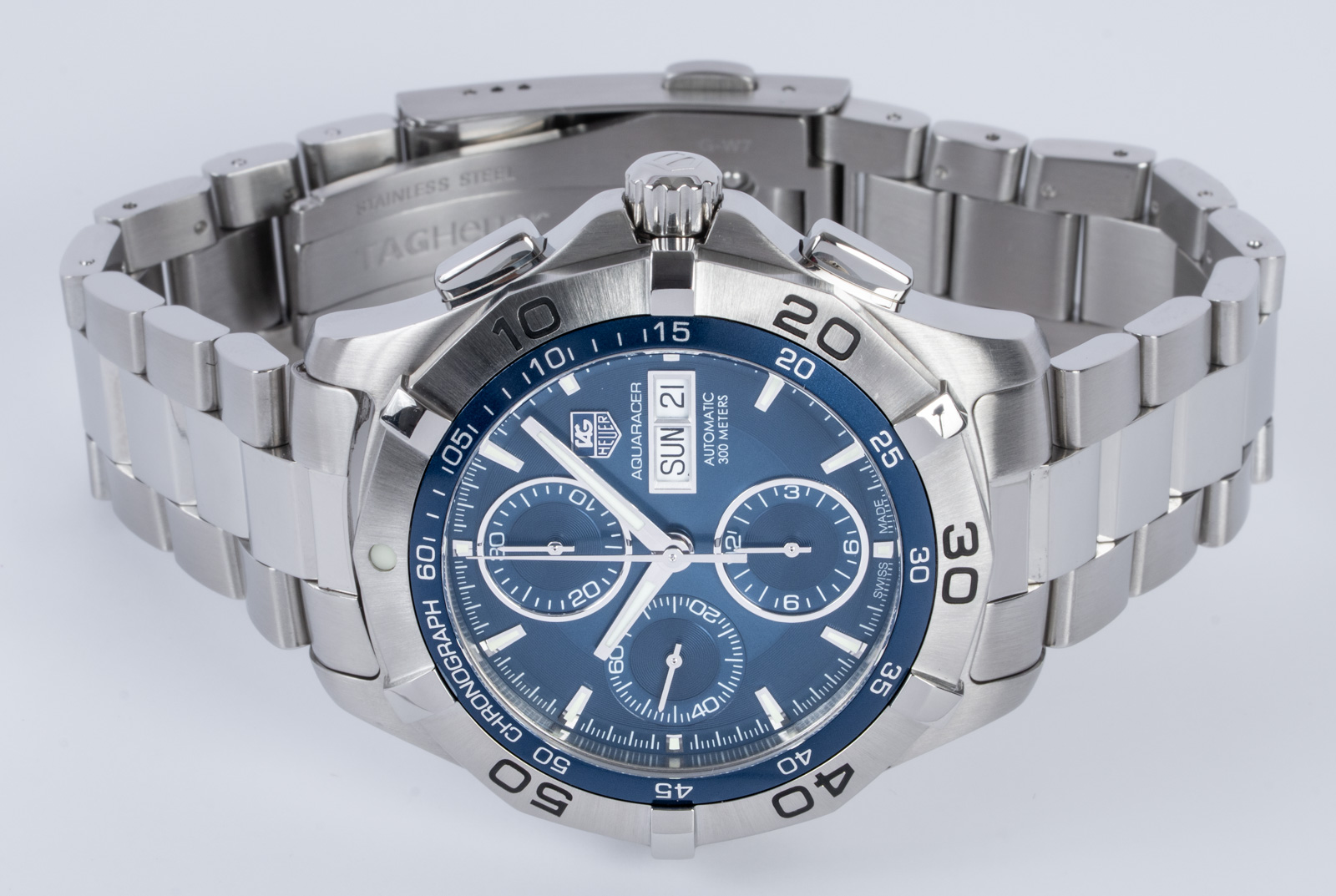 TAG Heuer Aquaracer Chronograph Day-Date CAF2012.BAO815 - Blue