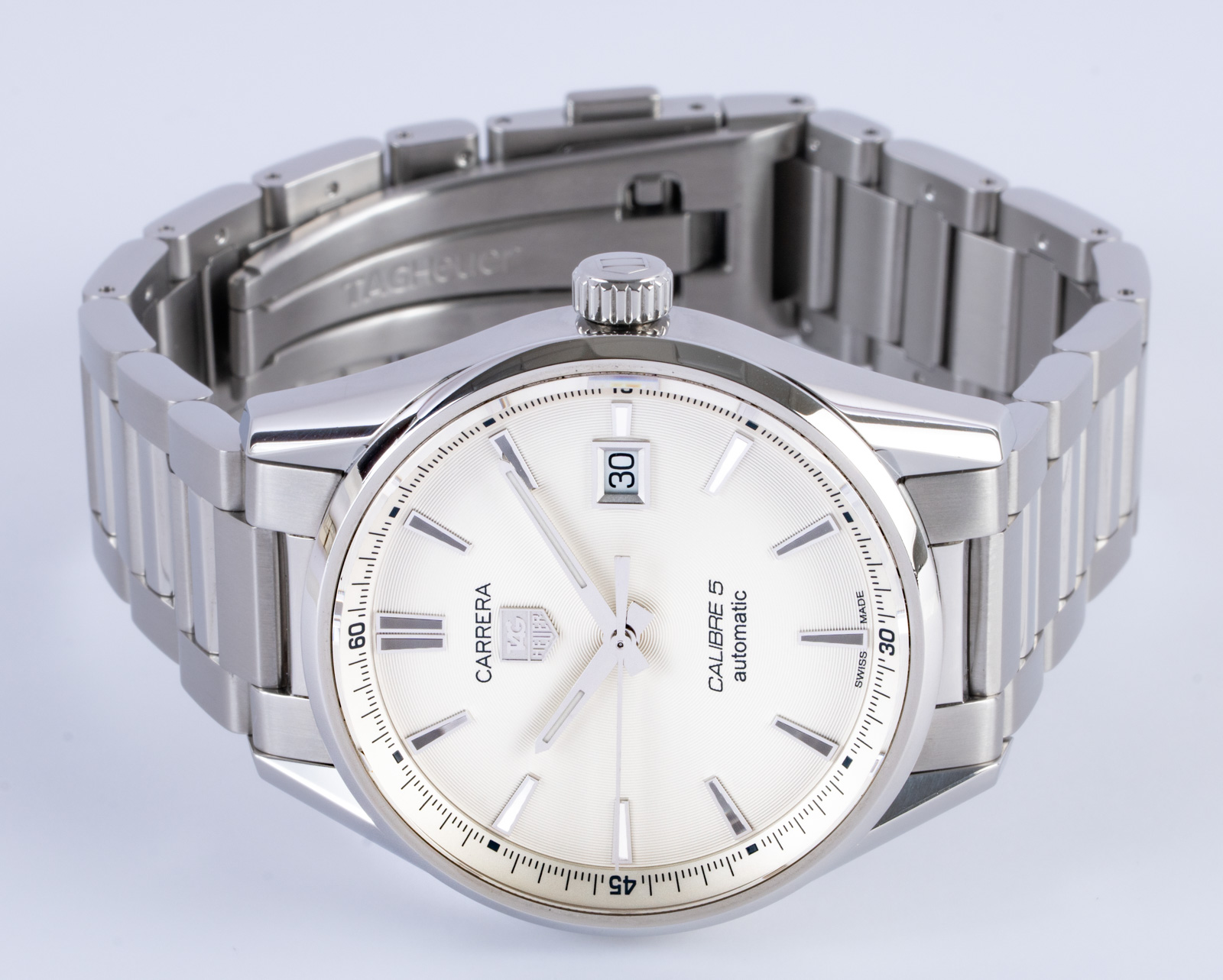 TAG Heuer Carrera WAR211B.BA0782 - Silver Dial, Steel, 39mm