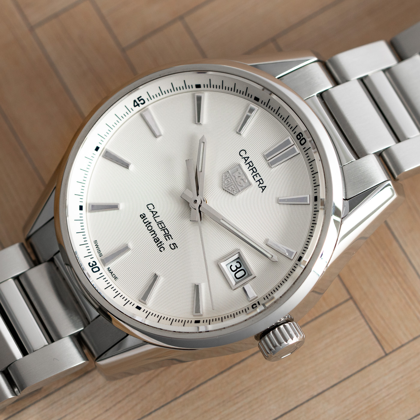 TAG Heuer Carrera WAR211B.BA0782 - Silver Dial, Steel, 39mm