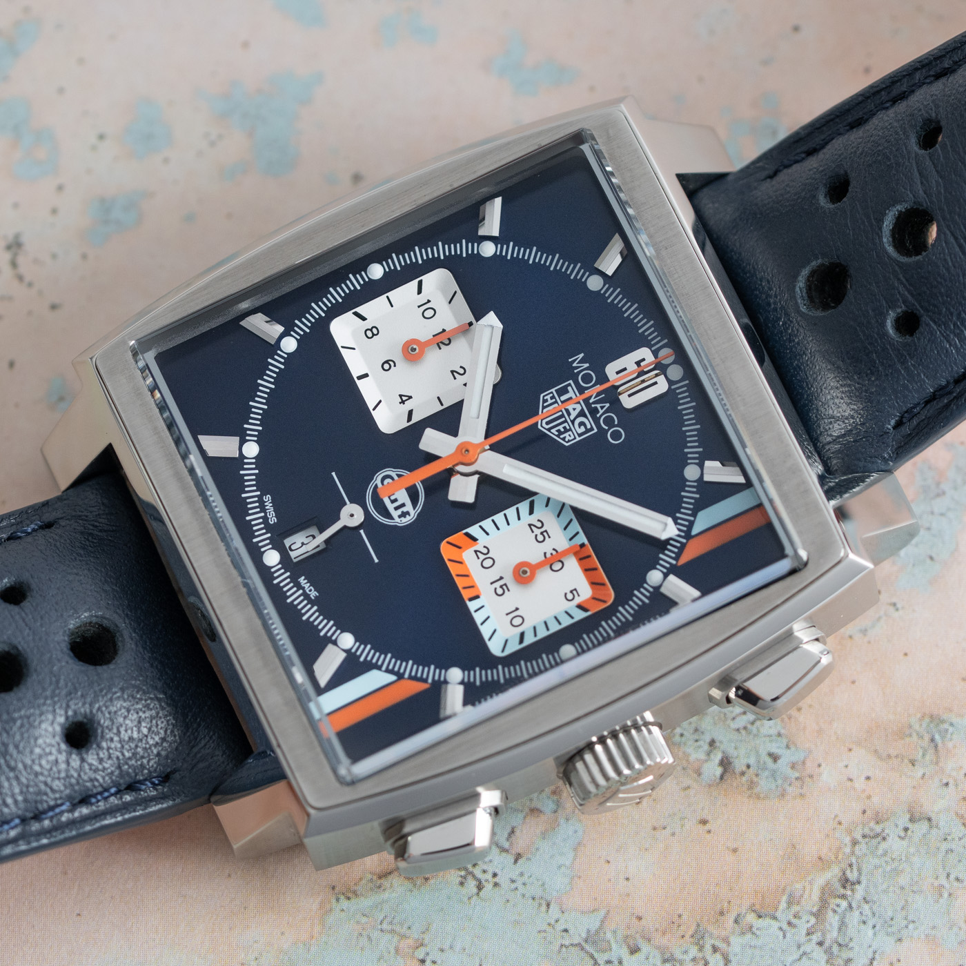 TAG Heuer Monaco Chronograph 'Gulf' CBL2115.FC6494 - 2023 Sunray