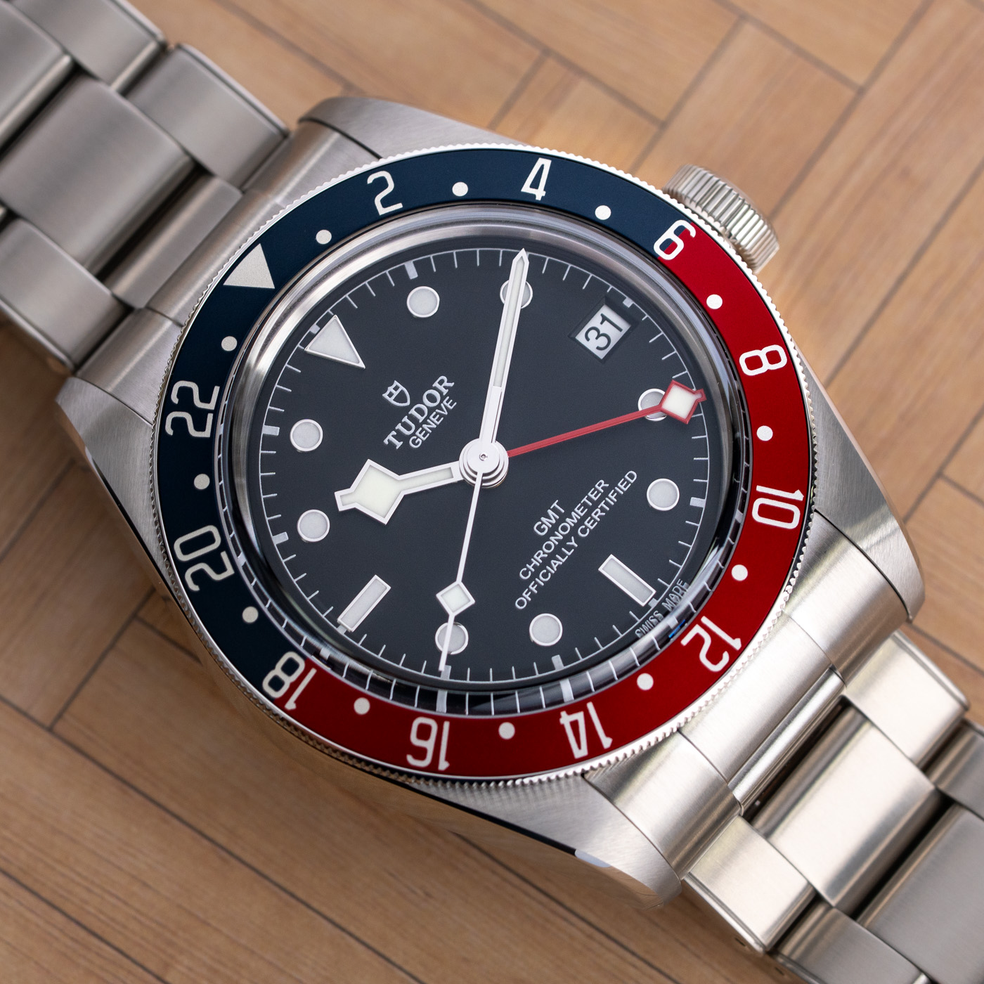 Tudor Black Bay GMT 'Pepsi' : 79830RB