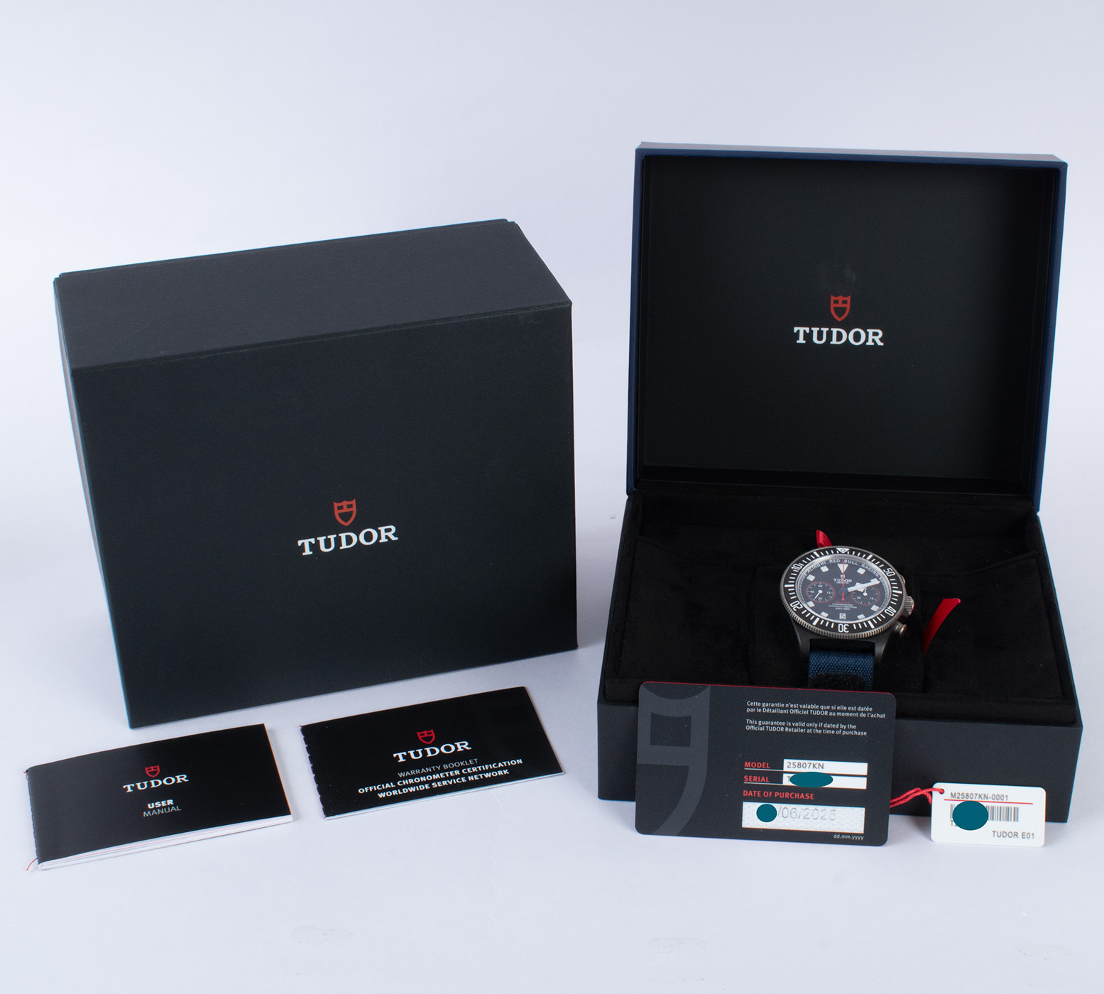 Tudor Pelagos FXD Chronograph 'Red Bull' m25807kn-0001 - 2025 Dark