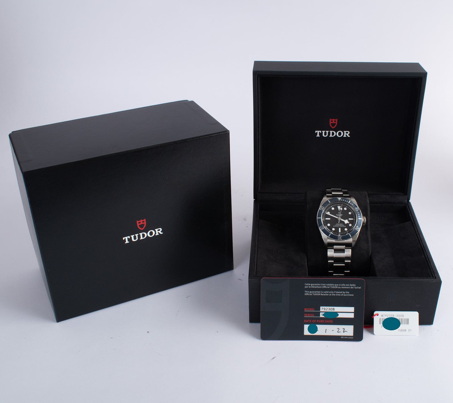 TUDOR 箱 Tudor Heritage Black Bay Blue : 79230B-0008 Used Watch For Sale