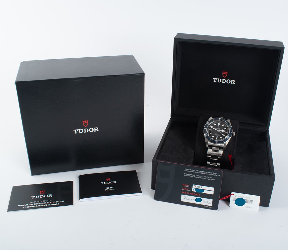 Tudor Heritage Black Bay Blue 79230B-0002. - SOLD OUT - 2022 Black