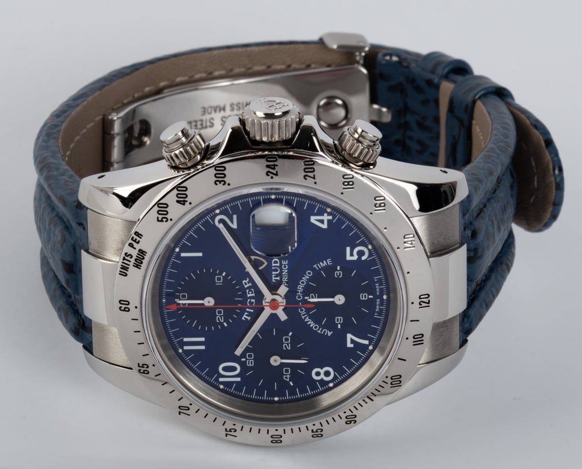 Tudor - Prince Date Chronograph : T79280P60 : SOLD OUT : blue dial