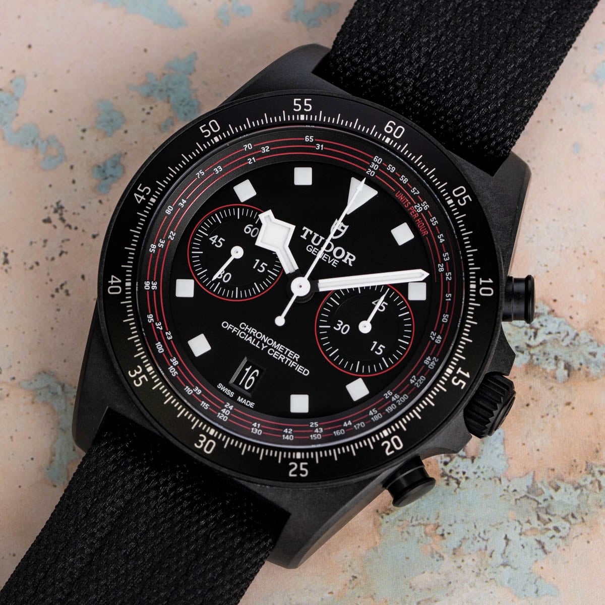 Tudor Pelagos FXD Chrono m25827kn-0001 - SOLD OUT - Black Carbon
