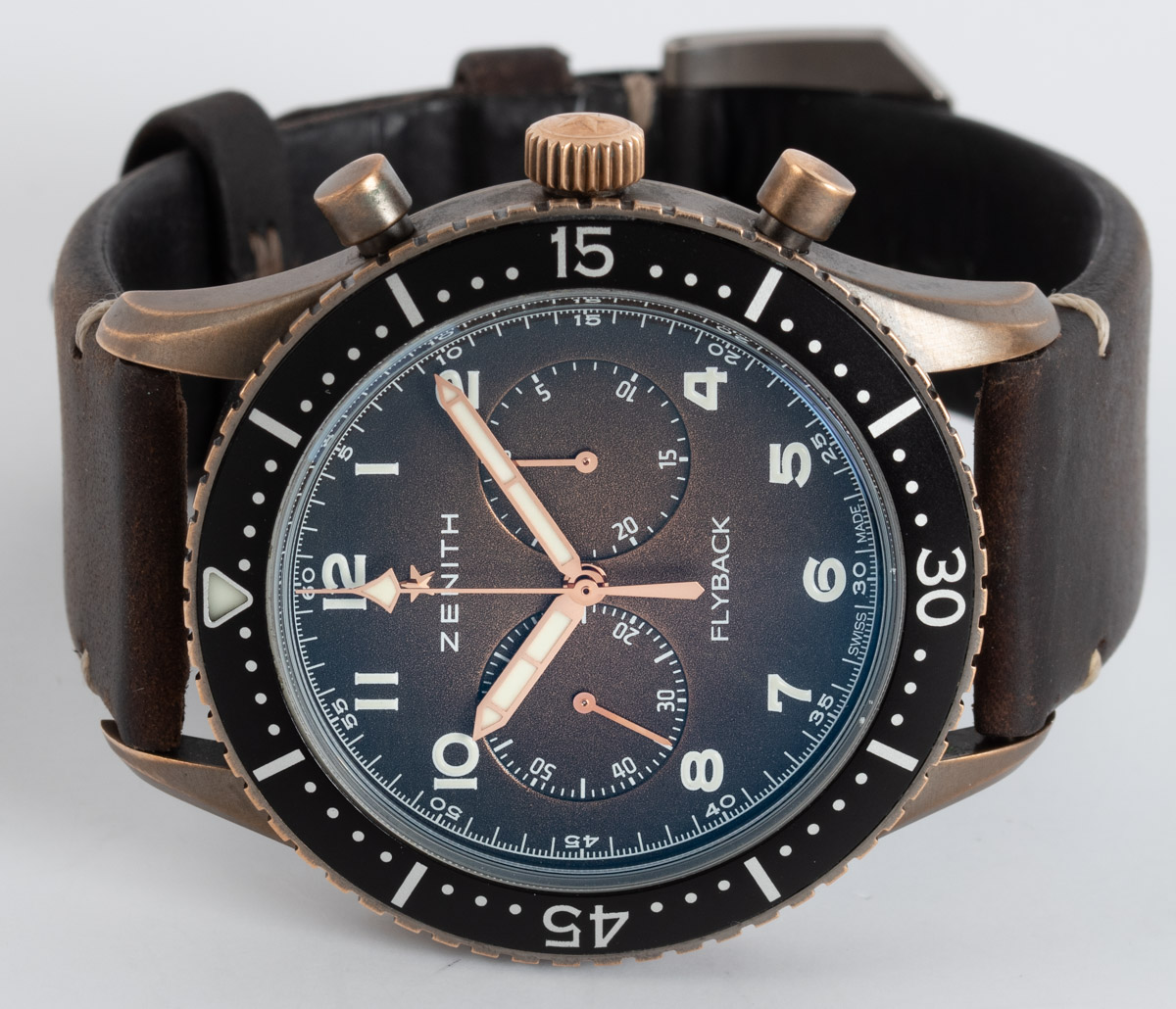 Front of Zenith - Pilot Cronometro Tipo CP-2 Flyback