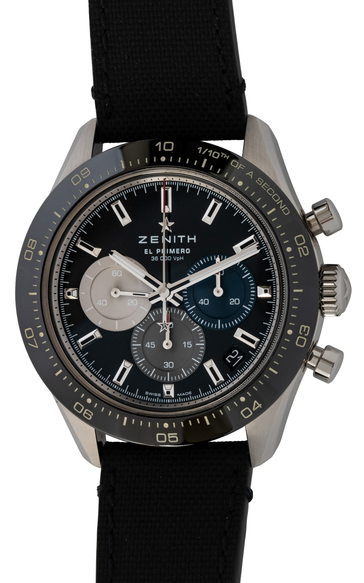 Zenith Chronomaster Sport El Primero Watch Blue Dial Steel