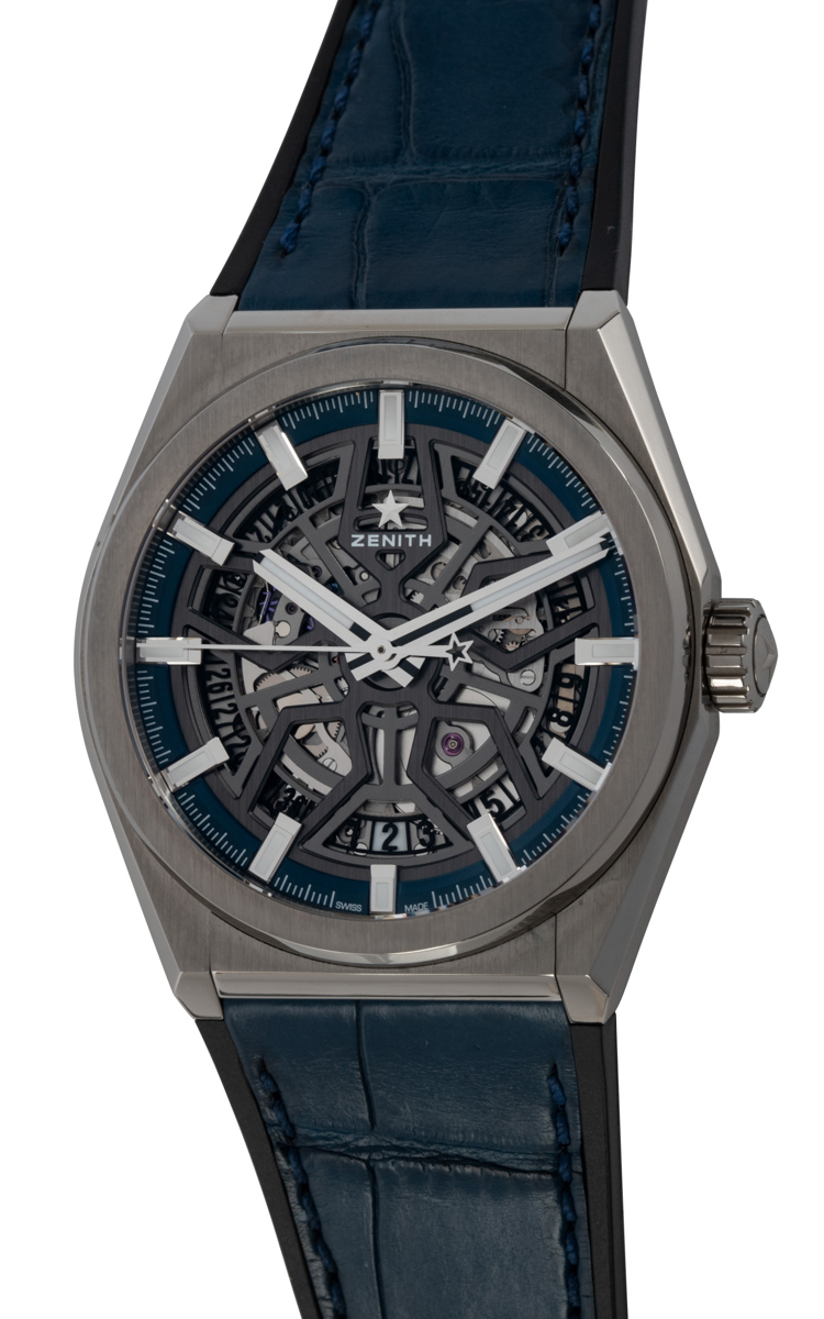 Zenith Defy Classic Automatic Skeletal Dial Titanium Men's Watch