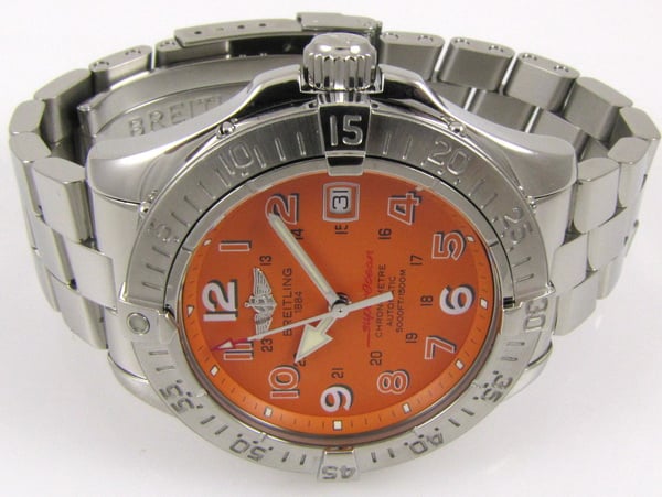 Breitling - SuperOcean : A17360 : SOLD OUT : coral (orange