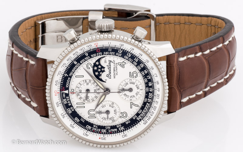 Breitling Navitimer Montbrillant Olympus A1935012 G592 SOLD OUT silver dial