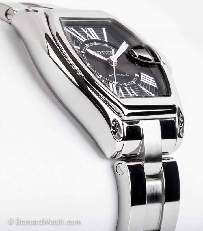 Cartier - Roadster : W62041V3 : SOLD OUT : black dial on stainless ...