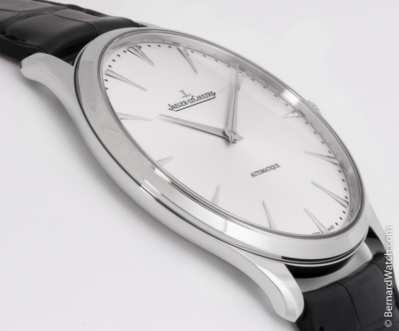 Jaeger LeCoultre Master Ultra Thin 41 1338421 SOLD OUT sunray brushed silver dial