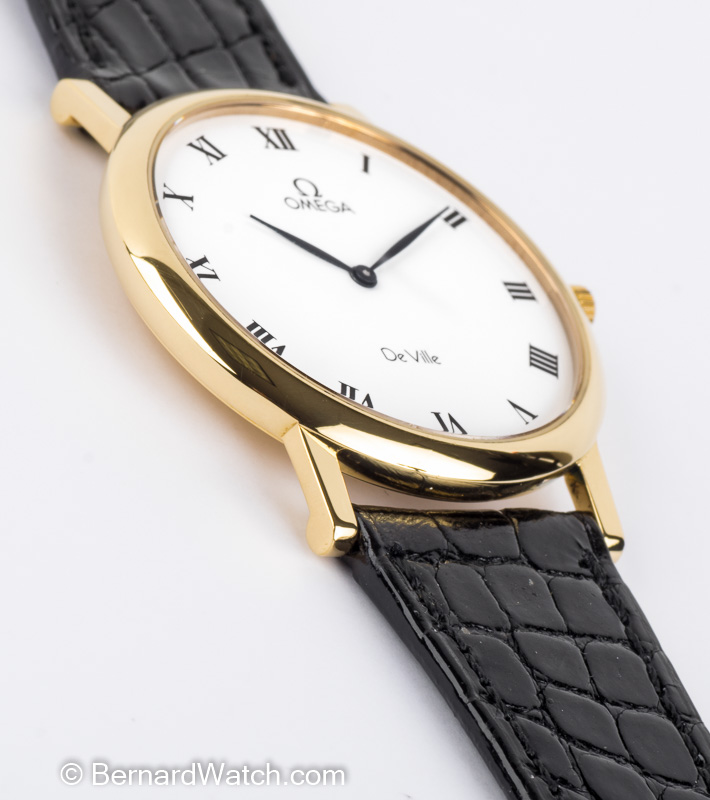 Omega - De Ville 'Very Thin' : 7300.23 : SOLD OUT : white dial on