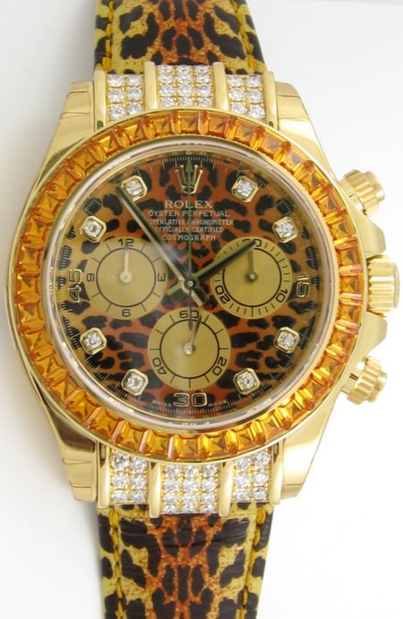 Rolex - Daytona Cosmograph 'Leopard' : 116598 SACO : SOLD OUT