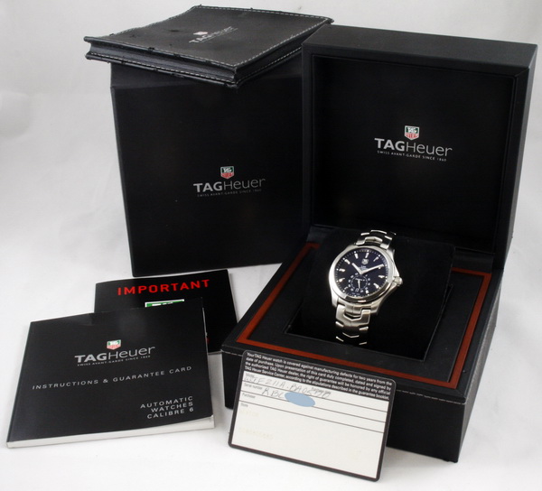 TAG Heuer - Link Calibre 6 : WJF211A : SOLD OUT : black dial on ...