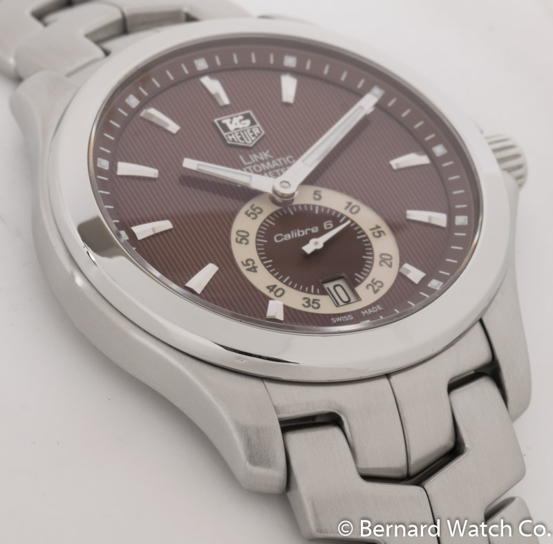 TAG Heuer Link Calibre 6 WJF211C.BA0570 - SOLD OUT - Brown Dial