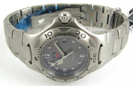 TAG Heuer - Ladies Kirium : WL1311 : SOLD OUT : slate gray dial on Stainless Steel Bracelet