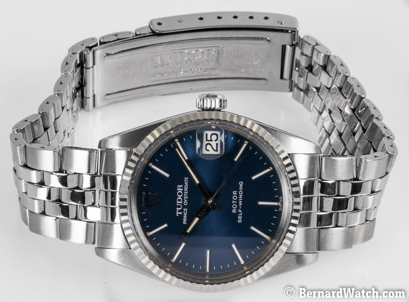 Tudor Prince Oysterdate Mid Size 72034 SOLD OUT blue dial on Tudor Jubilee bracelet