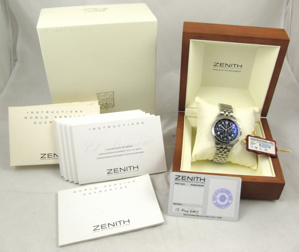 Zenith El Primero Hand Wound Chronograph 02 0500 420 24 M501 SOLD OUT Zenith El Primero Hand Wound Chronograph 02 0500 420 24 M501 SOLD OUT