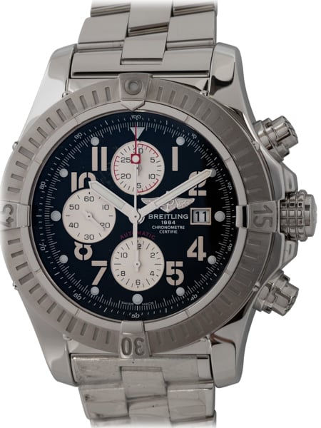 Breitling Superocean 44mm Special Volcano Black Dial Black Rubber Strap Watch for Men - M17393131B1S1 main image 1