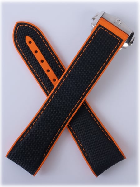 Omega - Rubber Deployant Strap for Omega Planet Chrono