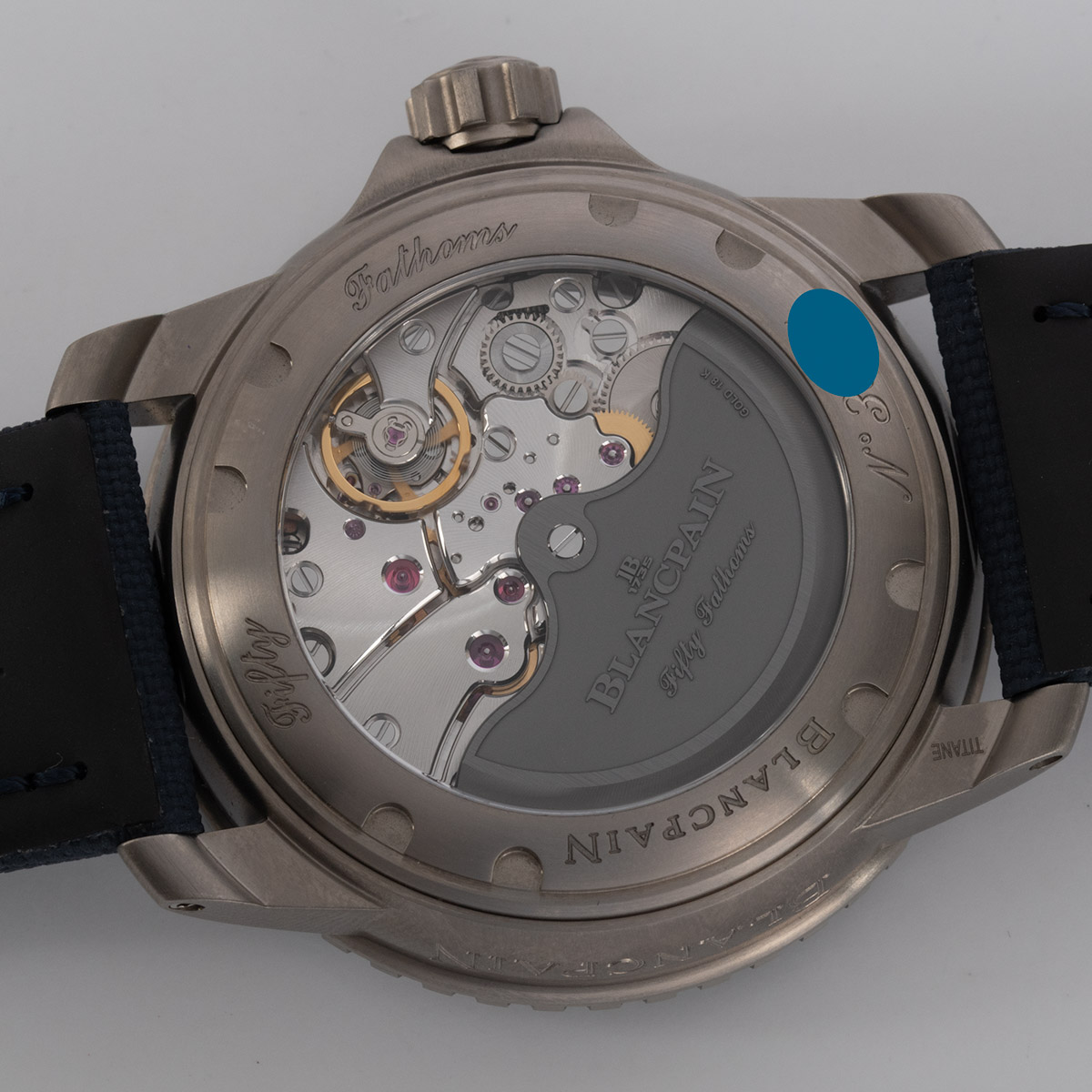BlancPain - Fifty Fathoms : 5015-12b40-o52a : SOLD OUT : blue dial on ...