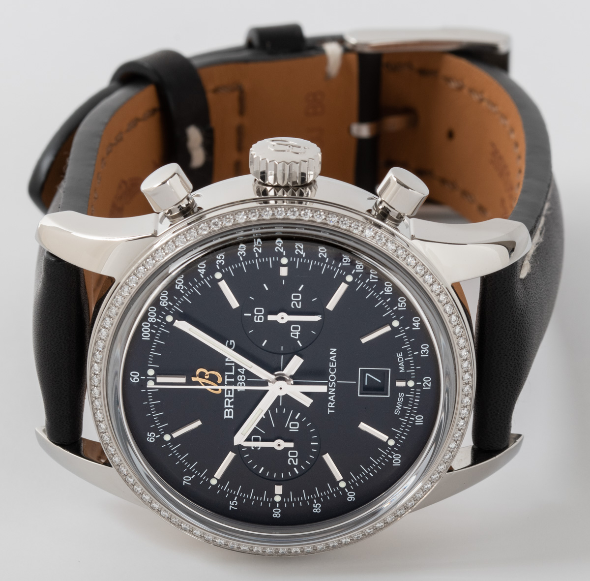 Transocean 38 Leather Strap
