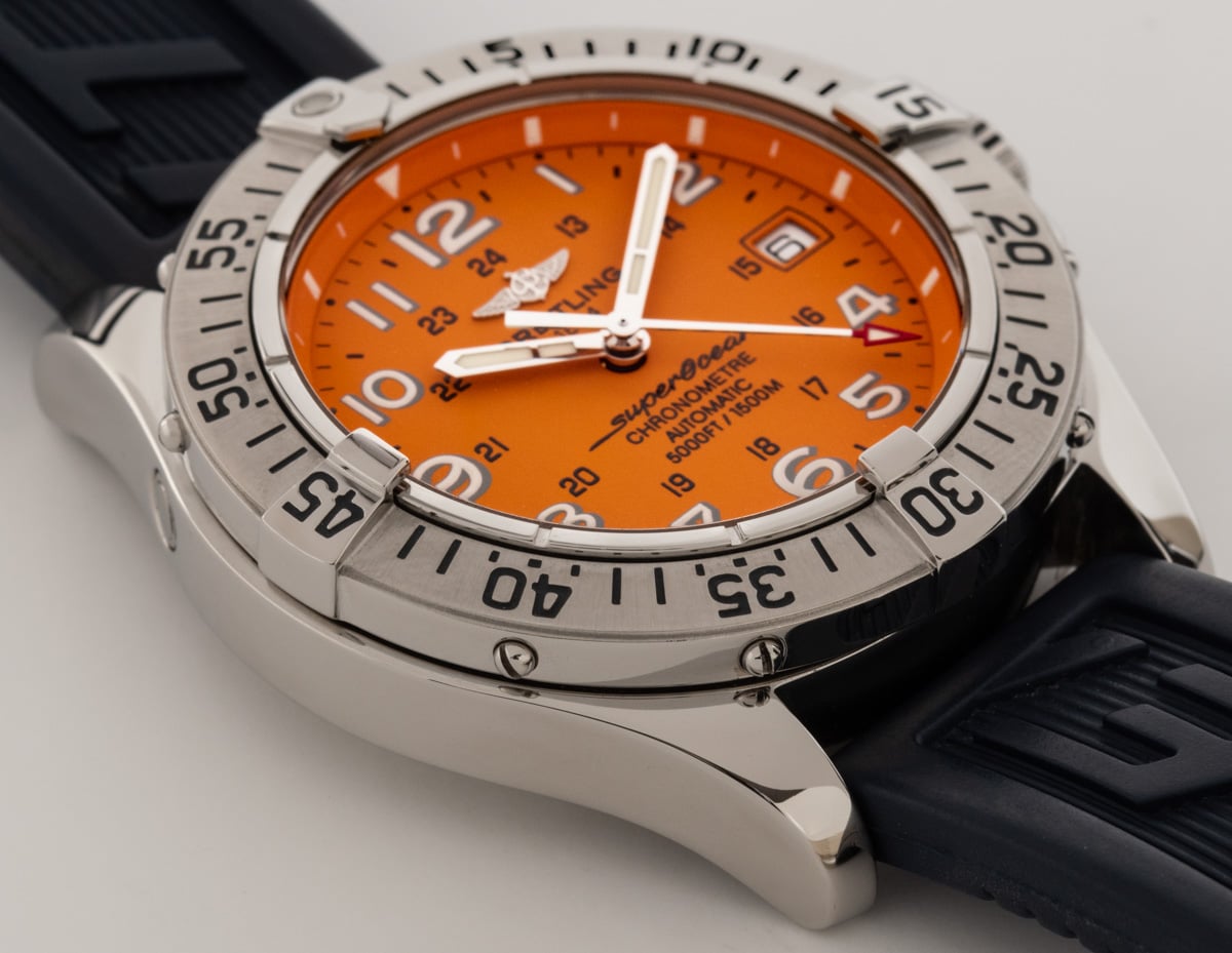 Breitling - SuperOcean : A17360 : SOLD OUT : coral (orange) dial