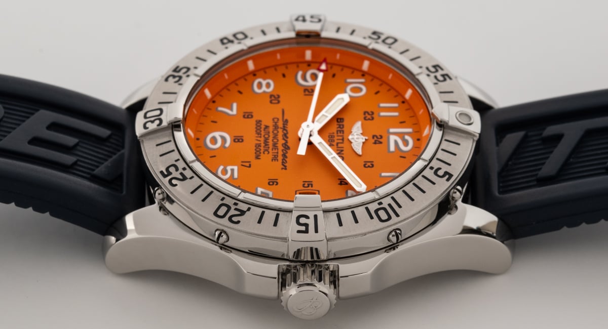Breitling - SuperOcean : A17360 : SOLD OUT : coral (orange
